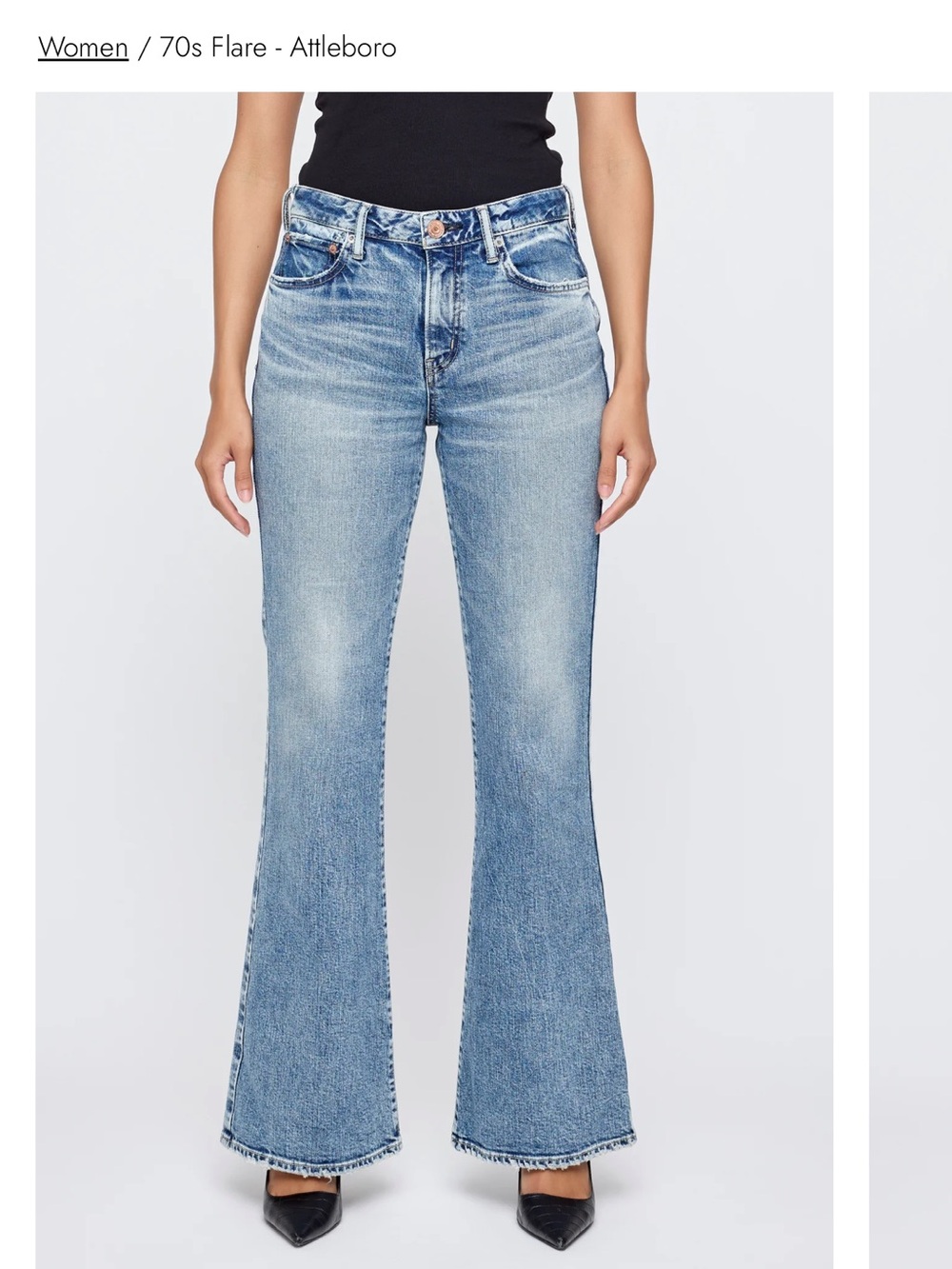 Moussy Vintage Attleboro 70’s FLARE size 23
